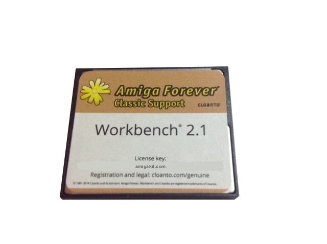 Workbench 2.1 on 4GB Compact Flash CF
